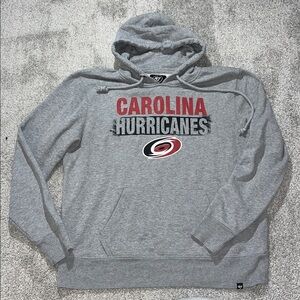 Carolina Hurricanes Brand 47?vintage style logo hoodie NHL sweatshirt L oversize